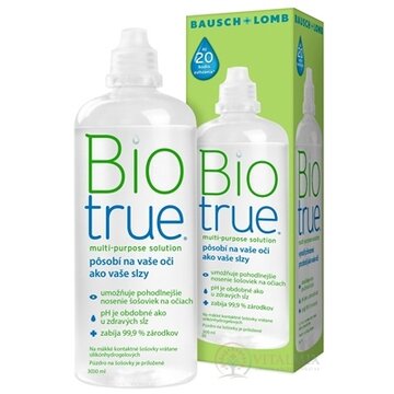 Biotrue multi-purpose solution roztok na kontaktné šošovky (zelený) 1x300 ml obrázok