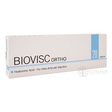 BIOVISC ORTHO 1% inj viskoelastický roztok kyseliny hyalurónovej 10mg/ml (inov.2019) 1x2 ml obrázok