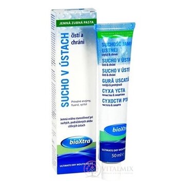 bioXtra SUCHO V ÚSTACH zubná pasta jemná 1x50 ml obrázok