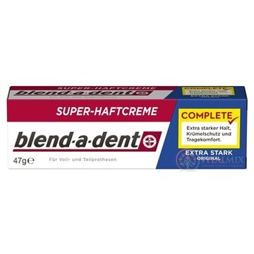 blend-a-dent EXTRA STARK ORIGINAL complete super fixačný dentálny krém 1x47 g obrázok