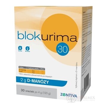 Blokurima 2 g D-MANÓZY vrecúška (120 g) 1x30 ks obrázok