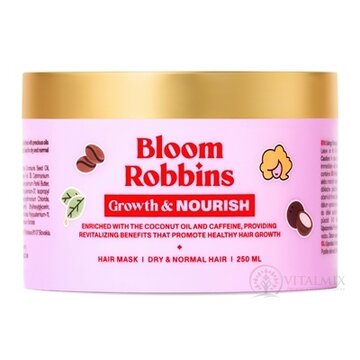 Bloom Robbins Growth & NOURISH HAIR MASK maska na rast vlasov s kofeínom 1x250 ml obrázok