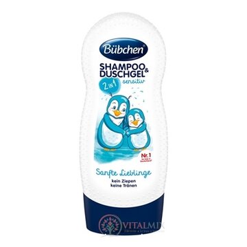 BUBCHEN KIDS SHP+SPRCH. GÉL 2v1 JEMNÝ MILÁČIK (SENSITIVE) 1x230 ml obrázok