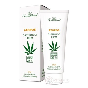 Cannaderm ATOPOS krém ošetrujúci, atopia a psoriáza 1x75 g obrázok