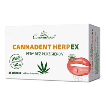 Cannaderm CANNADENT HERPEX cps 1x28 ks obrázok