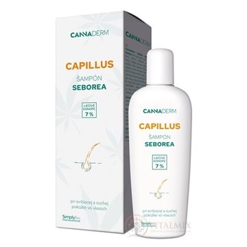 Cannaderm CAPILLUS šampón Seborea 1x150 ml obrázok