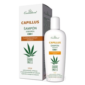 Cannaderm CAPILLUS šampón seborea CBD+ 1x150 ml obrázok