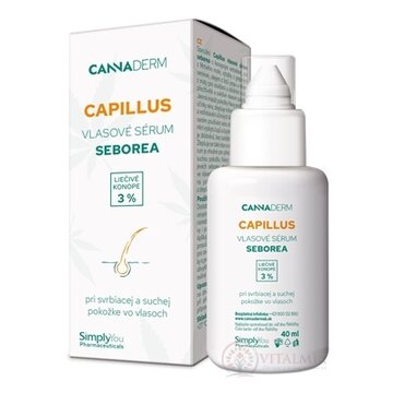 Cannaderm CAPILLUS vlasové sérum seborea 1x40 ml obrázok