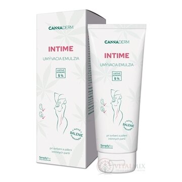 Cannaderm INTIME umývacia emulzia na intímnu hygienu 1x200 ml obrázok