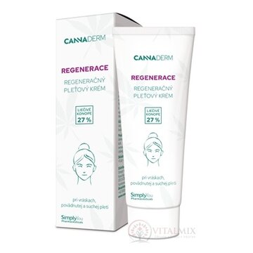 Cannaderm REGENERACE regeneračný krém na suchú pokožku 1x75 g obrázok