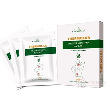 Cannaderm THERMOLKA HREJIVÁ konopná náplasť 1x3 ks obrázok