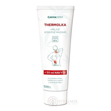 Cannaderm THERMOLKA hrejivé konopné mazanie 1x250 ml obrázok