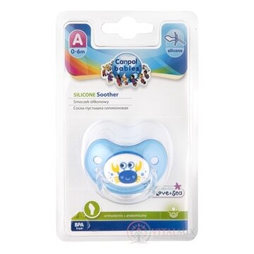 Canpol Babies Utišujúci cumlík Príroda silikón (0-6m) A, anatomický , 1x1 ks obrázok