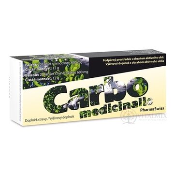CARBO MEDICINALIS tbl 1x20 ks obrázok