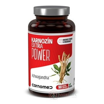 CarnoMed Karnozín EXTRA Power cps 1x90 ks obrázok
