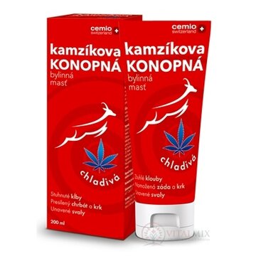 Cemio Kamzíkova konopná masť chladivá (inov.2023) 1x200 ml obrázok