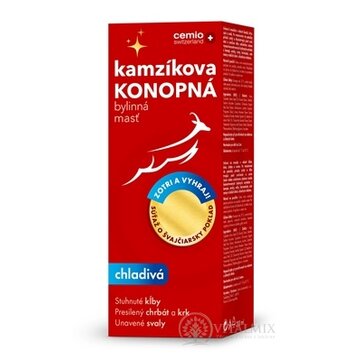 Cemio Kamzíkova konopná masť chladivá (inov.2024, súťaž) 1x200 ml obrázok