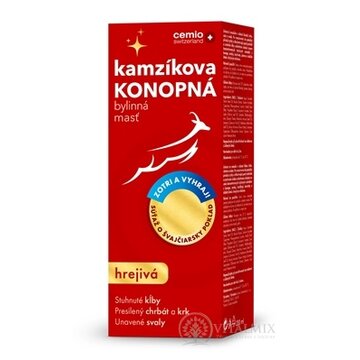 Cemio Kamzíkova konopná masť hrejivá (inov.2024, súťaž) 1x200 ml obrázok