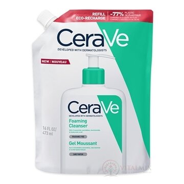 CeraVe ČISTIACI PENIVÝ GÉL REFILL PACK na normálnu až mastnú pleť, náhradná náplň 1x473 ml obrázok