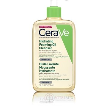 CeraVe HYDRATAČNÝ ČISTIACI PENIVÝ OLEJ na normálnu až veľmi suchú pokožku, s pumpičkou 1x473 ml obrázok