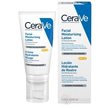 CeraVe HYDRATAČNÝ PLEŤOVÝ KRÉM SPF 25 na normálnu až suchú pleť (MB097500) 1x52 ml obrázok
