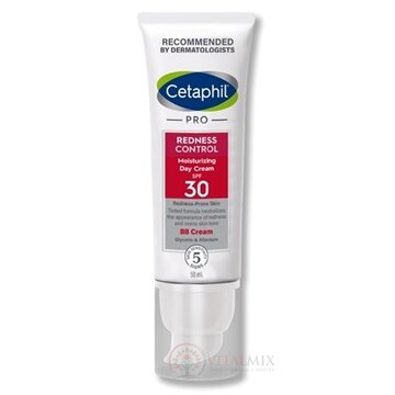 Cetaphil PRO REDNESS CONTROL Denný hydratačný krém tónovací, s ochranným faktorom (Moisturizing Day Cream/BB Cream SPF 30) 1x50 ml obrázok