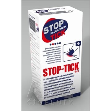 CEUMED STOP-TICK sada k bezpečnému odstráneniu kliešťov (zmrazovací roztok 9 ml + odstraňovač) 1x1 set obrázok