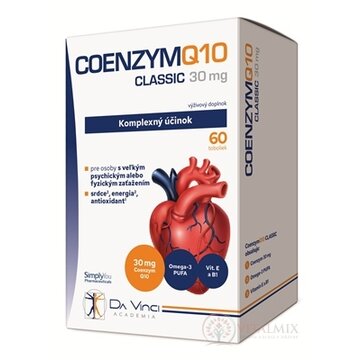 COENZYM Q10 Classic 30 mg - Da Vinci cps 1x60 ks obrázok