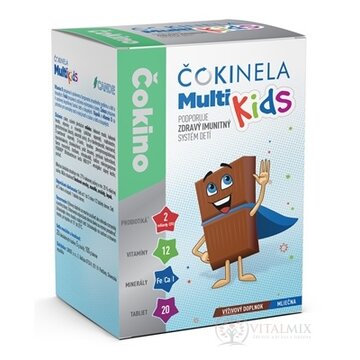 ČOKINELA Multi Kids čokoládové tabličky 1x20 ks obrázok