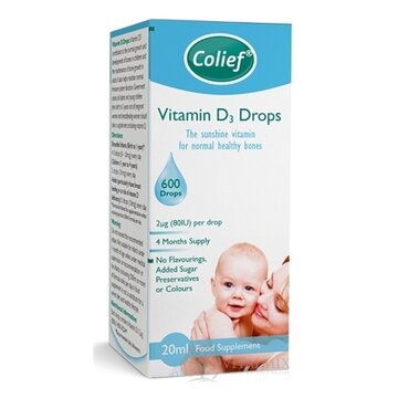 Colief Vitamin D3 Drops kvapky 1x20 ml obrázok