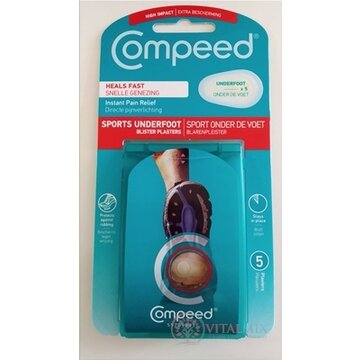 Compeed NÁPLASŤ ŠPORT na pľuzgiere na chodidlách gélová 1x5 ks obrázok