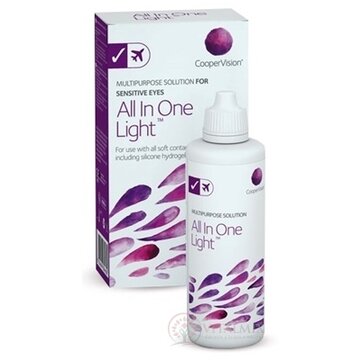CooperVision All In One Light viacúčelový roztok na kontaktné šošovky 1x100 ml obrázok