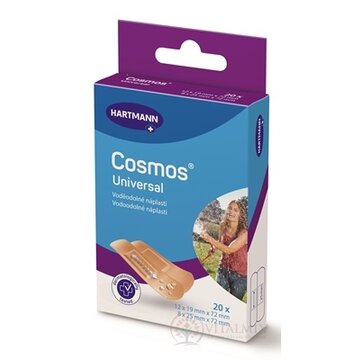 COSMOS Universal vodeodolná náplasť na rany, 2 veľkosti 1x20 ks obrázok