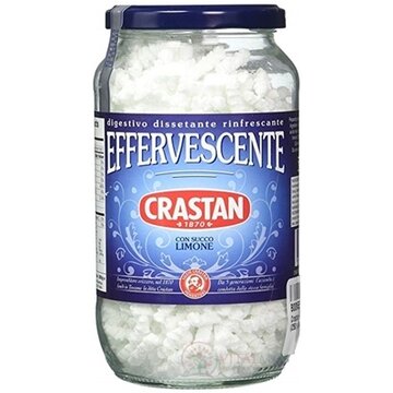 CRASTAN EFFERVESCENTE šumivý granulát, jedlá sóda bikarbóna s citrónovou príchuťou 1x250 g obrázok