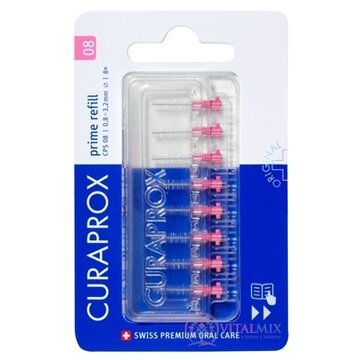 CURAPROX CPS 08 prime refill ružová medzizubné kefky bez držiaka 1x8 ks obrázok