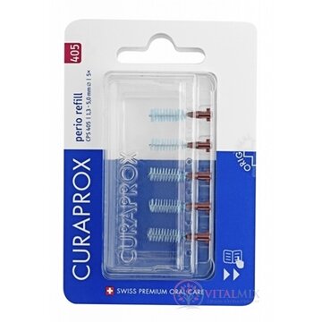 CURAPROX CPS 405 perio refill bordová medzizubné kefky bez držiaka 1x5 ks obrázok