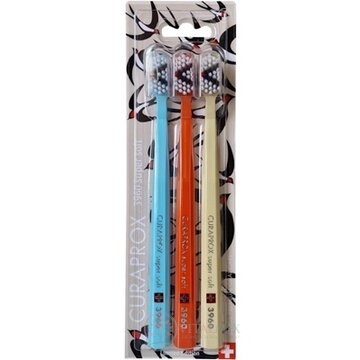 CURAPROX CS 3960 supersoft Lastovičia edícia zubná kefka (2+1) 1x3 ks obrázok