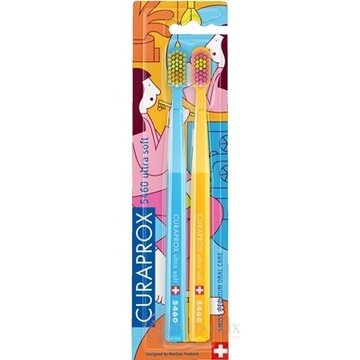 CURAPROX CS 5460 ultrasoft Kúpeľňová Edícia zubná kefka (dvojbalenie), 1x2 ks obrázok