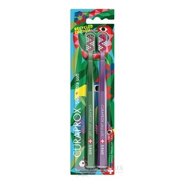 CURAPROX CS 5460 ultrasoft Recyklovaná edícia zubná kefka (dvojbalenie), 1x2 ks obrázok