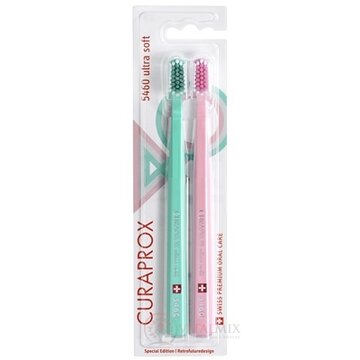 CURAPROX CS 5460 ultrasoft Retro Edícia - ružová zubná kefka (dvojbalenie), 1x2 ks obrázok