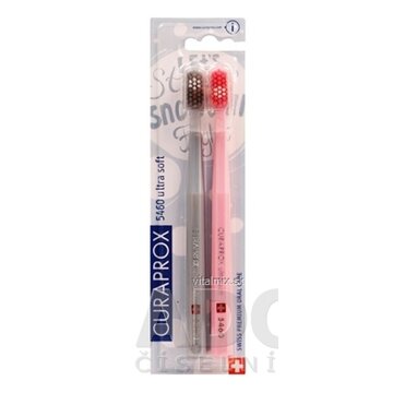 CURAPROX CS 5460 ultrasoft Snežná Edícia zubná kefka (dvojbalenie), 1x2 ks obrázok