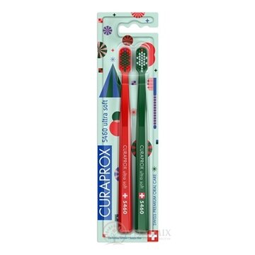CURAPROX CS 5460 ultrasoft Vianočná edícia zubná kefka (dvojbalenie), 1x2 ks obrázok