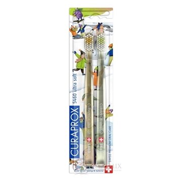 CURAPROX CS 5460 ultrasoft Zasnežená edícia zubná kefka (dvojbalenie), 1x2 ks obrázok