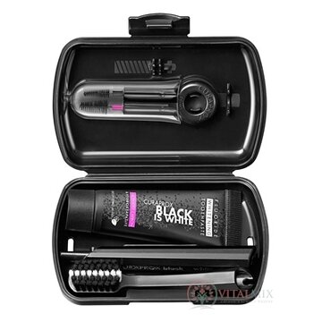 CURAPROX Travel set Black Is White 1x zubná kefka, 2x medzizubná kefka stromčeková, 1x zubná pasta 10 ml, 1x1 set obrázok