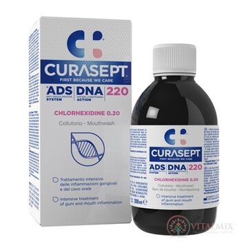 CURASEPT ADS 220 DNA 0,2% ústna voda 1x200 ml obrázok