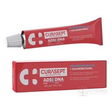 CURASEPT ADS DNA RELIEF PRO gél s chlórhexidínom 0,50% + chlórbutanol 1x30 ml obrázok