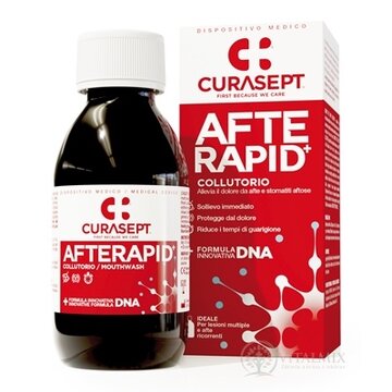 CURASEPT AFTE RAPID+ ústna voda 1x125 ml obrázok
