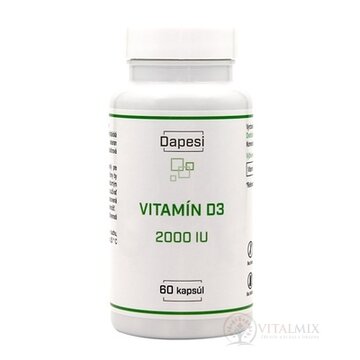 Dapesi VITAMÍN D3 2000 IU cps 1x60 ks obrázok