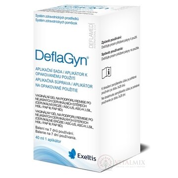 DeflaGyn aplikačná súprava vaginálny gél 40 ml + 1 aplikátor, 1x1 set obrázok