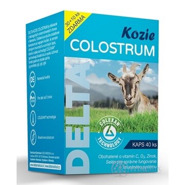 DELTA COLOSTRUM Kozie cps 30+10 zdarma (40 ks) obrázok